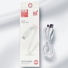 Cable usb Tipo-C 6A CARGA RÁPIDA, dim M58