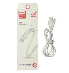 Cable usb V8 MICRO USB 6A CARGA RÁPIDA, dim M56