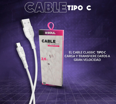 Cable Cargador Tipo C Soul Carga Rapida 2.4 A - comprar online