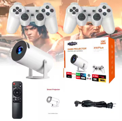 Proyector GAMEPAD 4k 1080p Android 12 BT 5.2 WIFI con 2 joystick