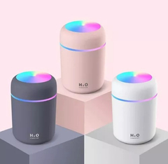 Humidificador Ultrasónico Difusor Aromatizador Luz Rgb H20 - comprar online