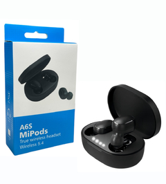 Auricular A6S MiPods inalámbrico 5.4 Bluetooth premium