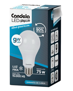 Lampara Led Candela Fria 9w