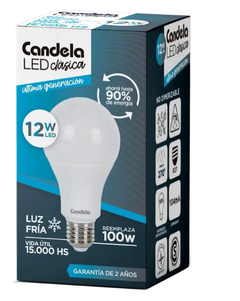 Lampara Led Candela Fria 12w