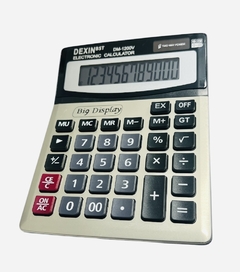 Calculadora BIG Display ELECTRÓNICA SOLAR + PILA DEXINbsT DM-1200V - comprar online