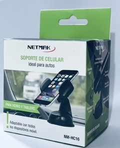 Soporte Celular Auto Vidrio Tablero Netmak Nm-hc16