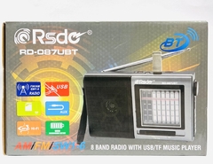 Radio Portatil Rsdo, AM FM Recargable Usb Bluetooth + Mp3 en internet