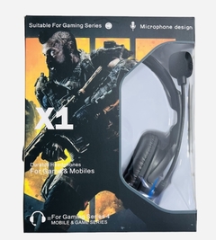 Auricular gamer PS4 PC X1 X30 - comprar online