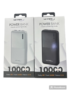 Cargador portátil NETMAK power bank 1000Mah 100%