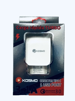 Cargador KOSMO TIPO-C Qualcomm3.0 Carga TURBO