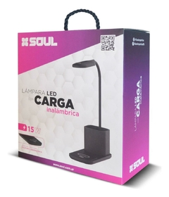 Lampara velador LED con carga inalambrica SOUL