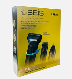 Corta Pelo Combo 3 en 1 Recargable SEIS CPR01 - comprar online