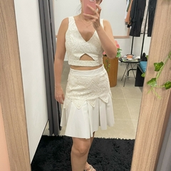 Saia off white LN BRAND NOVA#1656 - Up Brechó Boutique - Renove Charme e Grife