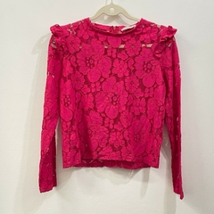 Blusinha renda pink ZARA #2380