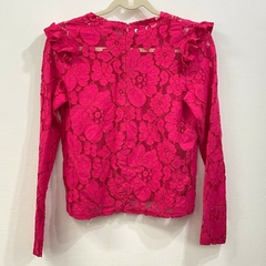 Blusinha renda pink ZARA #2380 - loja online