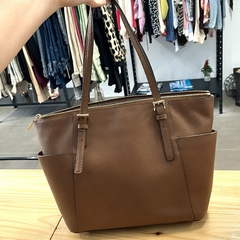 Bolsa Jet Set Brown Tote MK #2613