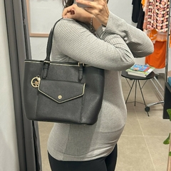 Bolsa tote preta média Michael Kors #2870