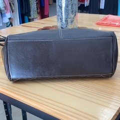 Bolsa de couro sem marca - Up Brechó Boutique - Renove Charme e Grife