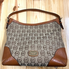 Bolsa Jacquard MK de ombro