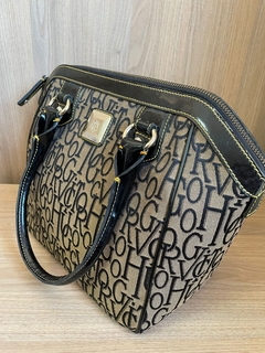 Bolsa Victor Hugo Jacquard MJ - Up Brechó Boutique - Renove Charme e Grife