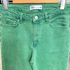 Calça jeans verde ZARA #1693 - comprar online