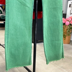 Calça jeans verde ZARA #1693 na internet