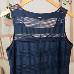 VESTIDO TUBINHO AZUL MARINHO ARMANI EXCHANGE - comprar online