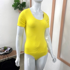 Body Manguinha Amarelo LUPO