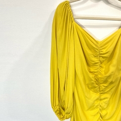 Vestido amarelo Farm NOVO #1965 - comprar online