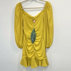 Vestido amarelo Farm NOVO #1965 na internet