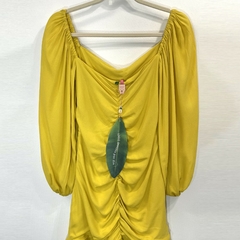 Vestido amarelo Farm NOVO #1965 - Up Brechó Boutique - Renove Charme e Grife