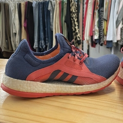 Tênis adidas Pureboost X Azul e Rosa #2655 - Up Brechó Boutique - Renove Charme e Grife