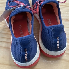 Imagem do Tênis adidas Pureboost X Azul e Rosa #2655