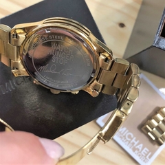 RELÓGIO DOURADO MICHAEL KORS - loja online