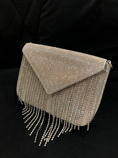 Clutch Franjas Strass