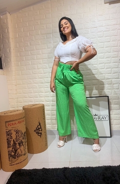 Calça Pantalona Vivi Verde