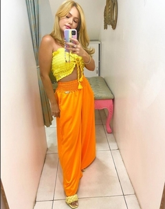 Cropped Cleo Amarelo