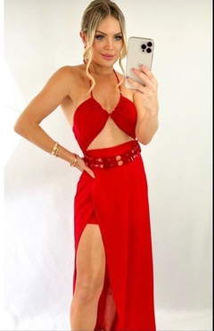 Vestido Lina Vermelho - comprar online