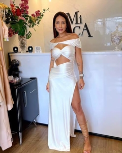 Vestido Longo Lavínia Branco