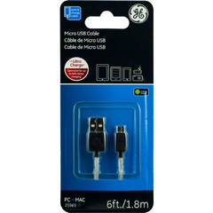 CABLE DE CARGA GE USB A MICRO USB 1.8 M - comprar online