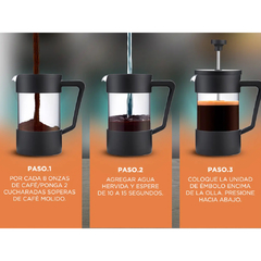 CAFETERA FRANCESA GADNIC PRENSA MANUAL 1L en internet