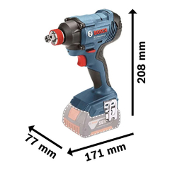 ATORNILLADOR DE IMPACTO BOSCH 18V GDX 180-LI CON MALETIN - Casa Zeila