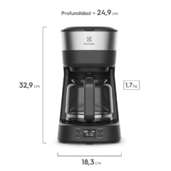 CAFETERA ELECTROLUX PROGRAMABLE 1.2L ECM25 - Casa Zeila