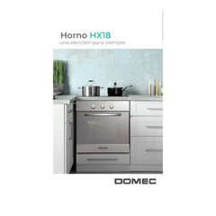 HORNO DOMEC A GAS HX18 ACERO INOXIDABLE - comprar online