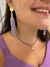 choker Cristais e Concha