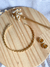 choker Aro Torcido dourado