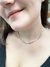 choker Quadradinhos ouro