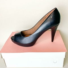 Sapato Peep Toe - Cor Preto / Parô - Ref. S41 - comprar online