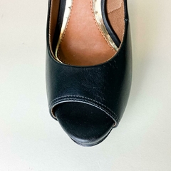 Imagem do Sapato Peep Toe - Cor Preto / Parô - Ref. S41