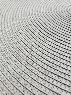 Individual Tejido Pvc Gris Claro en internet
